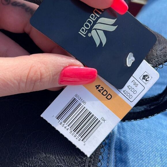 Wacoal NWT Retro Chic Underwire Contour Bra Black Size 42DD - Picture 5 of 5